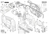 Bosch 3 601 E8J 300 GST 18 V-LI Cordless Jigsaw Spare Parts
